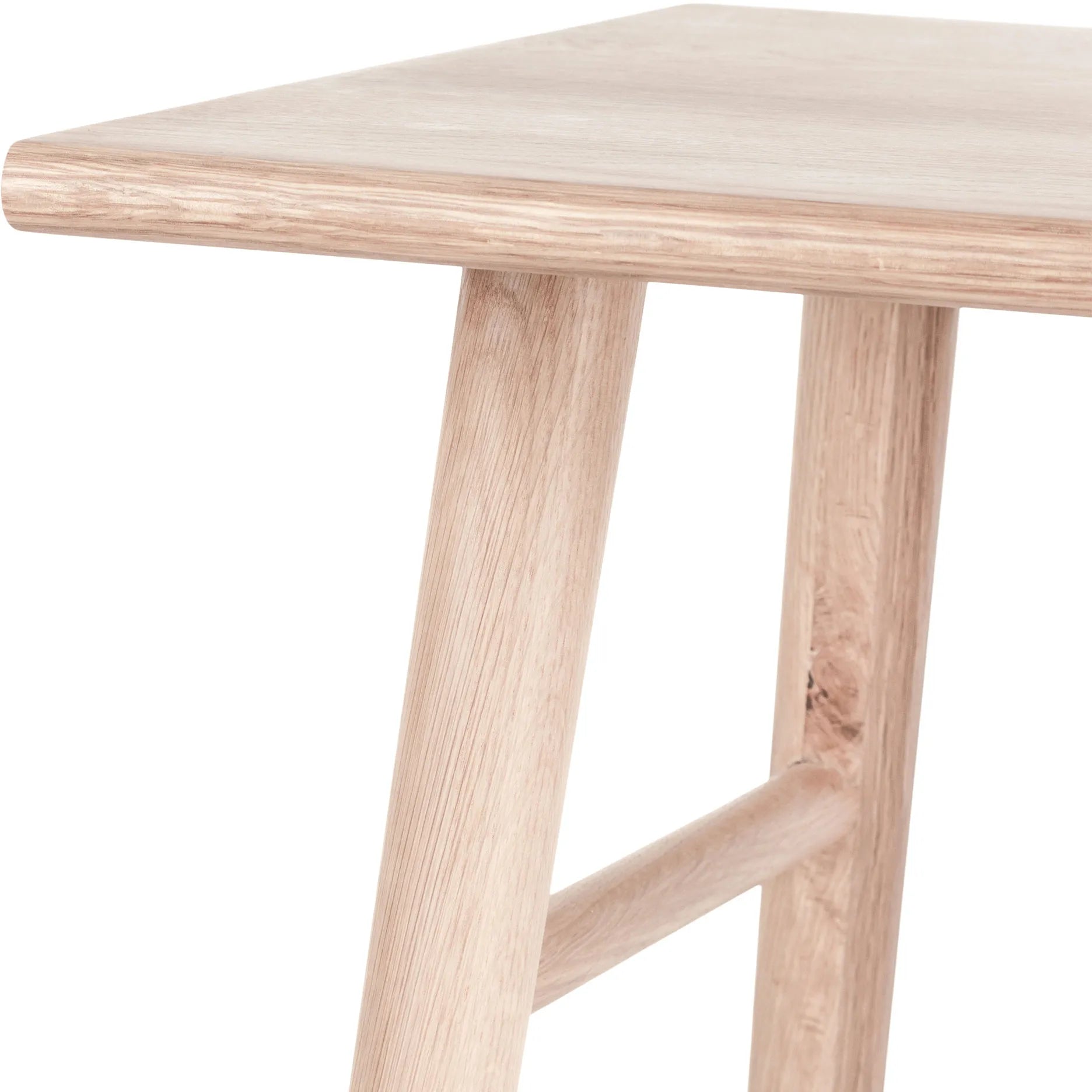 Wood II køkkenstol-hvidpigment egetræ
